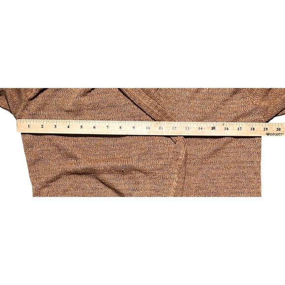 Flawless Mid Length Waffle Knit Gold Cardigan Small - Picture 4 of 7